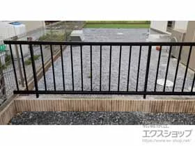 Value Selectのフェンス ミエッタフェンス 防犯たて格子タイプ 自由柱施工 施工例