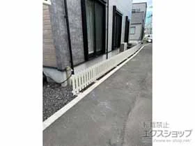 YKKAPのフェンス・柵・塀 レスティンフェンス7型 自由柱施工 施工例