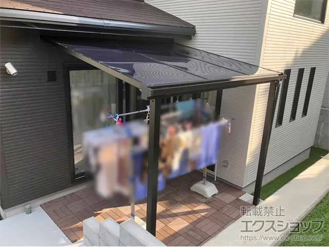 YKKAPのテラス屋根 ソラリア F型 テラスタイプ 単体 積雪～20cm対応 施工例