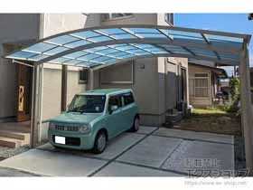 YKKAPのカーポート アリュース ツイン　積雪～20cm対応 施工例