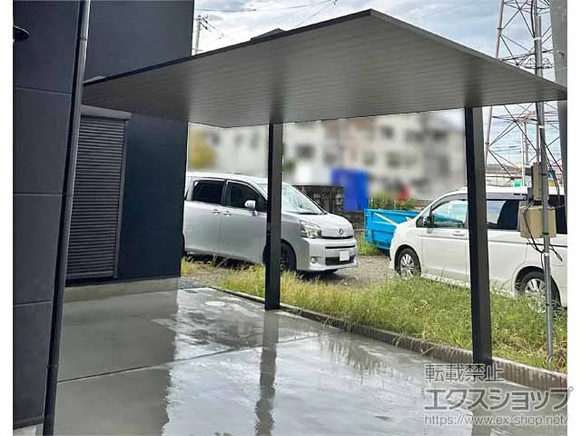 LIXIL(リクシル)のカーポート カーポートSC 木調マテリアルカラー 積雪～20cm対応 施工例