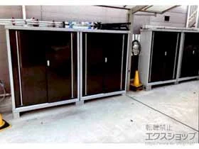 イナバの物置・収納・屋外倉庫 シンプリー 一般型 1320×415×1603 MJX-134D-EB 施工例