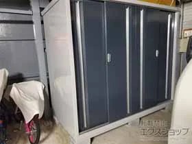 イナバの物置・収納・屋外倉庫 シンプリー 一般型 1940×905×1603 MJX-199D-CG 施工例