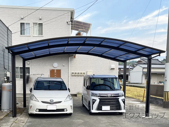 YKKAPのカーポート アリュース ツイン　積雪～20cm対応 施工例