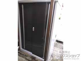 福岡県北九州市のイナバの物置・収納・屋外倉庫 シンプリー 一般型 1100×515×1603 MJX-115D-EB 施工例