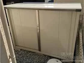 タクボの物置・収納・屋外倉庫 グランプレステージジャンプ 1488×750×1100（GP-157D-F） GP-157D-F-MW＋床保護マット 施工例