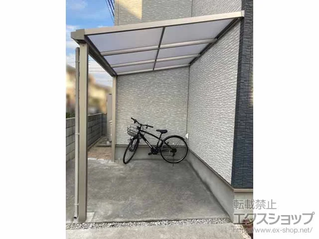 YKKAPのテラス屋根 ソラリア F型 テラスタイプ 単体 積雪～20cm対応 施工例