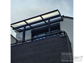 のバルコニー・ベランダ屋根 ソラリア R型 屋根タイプ 単体 積雪〜20cm対応 施工例