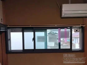 LIXIL リクシル(トステム)の内窓（二重窓・二重サッシ） インプラス 引違い窓 2枚建 施工例