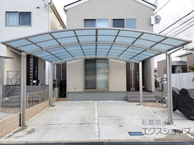 のカーポート アリュース ツイン　積雪〜20cm対応 施工例