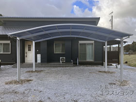 のカーポート アリュース ツイン　積雪〜20cm対応 施工例