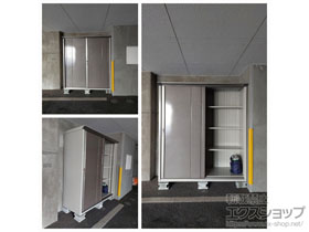 の物置・屋外倉庫 グランプレステージジャンプ 1695×650×1900 GP-176A-F-CB 施工例