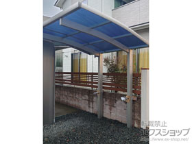 のサイクルポート・駐輪場 プレシオスポート ミニ 積雪〜20cm対応 施工例