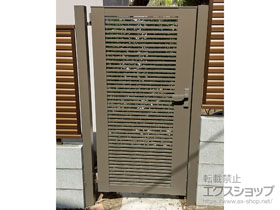 の門扉 開き門扉AB YR1型 片開き　柱使用 施工例