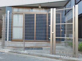 のフェンス・柵 ユメッシュHR型 フリー支柱タイプ 施工例