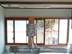 の二重窓（内窓） インプラス 引違い窓 2枚建 施工例