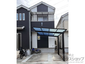 のカーポート エフルージュ FIRST 600タイプ 1台用 積雪〜20cm対応 施工例