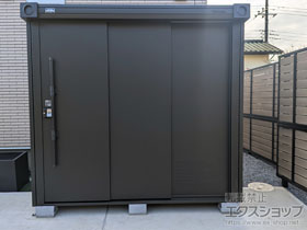 の物置・屋外倉庫 エルモ BEAMS DESIGN モデル 一般型 LMD-2215-BM 施工例