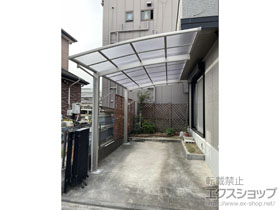 のカーポート アリュース 600タイプ 1台用 積雪〜20cm対応+アリュース用物干しセット 標準2本入り 施工例