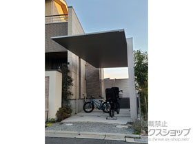 のカーポート プレーンルーフ 600タイプ 1台用 単体セット 施工例