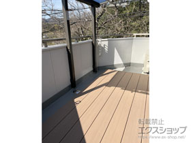 のウッドデッキ レストステージ ベランダ仕様 施工例