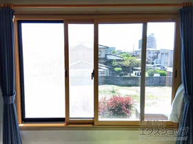 LIXIL リクシル(トステム)の内窓（二重窓・二重サッシ） インプラス 引違い窓 2枚建 施工例