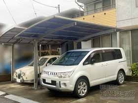 のカーポート プレシオスポート 積雪〜20cm対応＋着脱式補助柱 施工例
