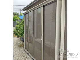 の物置・屋外倉庫 グランプレステージジャンプ 2247×750×1900 GP-227A-F-CB 施工例