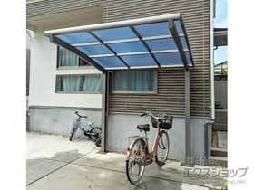 のサイクルポート・駐輪場 ネスカRミニ (ラウンドスタイル) 積雪〜20cm対応 施工例