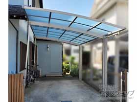 のカーポート アリュースZ 積雪〜25cm対応＋着脱式サポート柱 施工例
