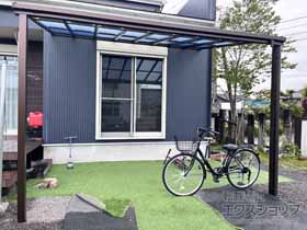のテラス屋根 ソラリア F型 テラスタイプ 単体 積雪〜20cm対応 施工例