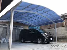 YKKAPのカーポート アリュース ツイン　積雪～20cm対応 施工例