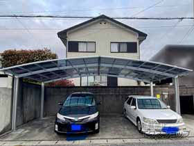 のカーポート アリュース トリプル　積雪〜20cm対応 施工例