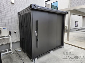 の物置・屋外倉庫 エルモ BEAMS DESIGN モデル 積雪型 LMDS−2215-BM 施工例