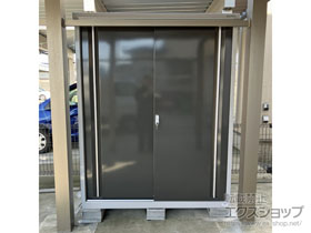 の物置・屋外倉庫 シンプリー 一般型 1520×755×1903 MJX-157E-【EB】 施工例