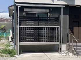 のテラス屋根 ソラリア F型 テラスタイプ 単体 積雪〜20cm対応 施工例