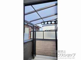 のバルコニー・ベランダ屋根 ソラリア R型 屋根タイプ 単体 積雪〜20cm対応 施工例