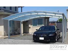 YKKAPのカーポート アリュース ツイン　積雪～20cm対応 施工例