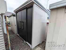 の物置・屋外倉庫 エルモ 積雪型 2570×1170×2121 LMDS-2511-SM 施工例