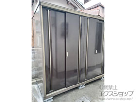 の物置・屋外倉庫 ナイソーシスター　2160×920×1903 KMW-219E-CB 施工例