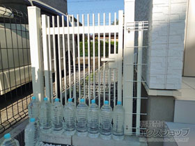 の門扉 ハイ千峰 片開き　柱使用 施工例