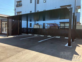 のカーポート カーポートSC 3台用 施工例