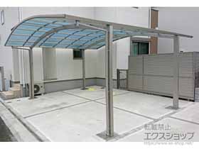 のカーポート アリュース 600タイプ 2台用 積雪〜20cm対応 施工例