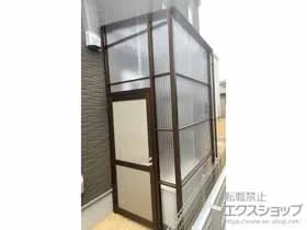 YKKAPのストックヤード ストックヤードII 両側ドア付きタイプ 積雪～20cm対応 施工例