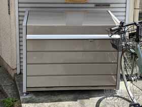 のゴミステーション ダストボックスミニ パネル床タイプ DBN-126P 500L 施工例