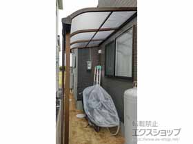 のテラス屋根 ソラリア R型 テラスタイプ 単体 積雪〜20cm対応 施工例