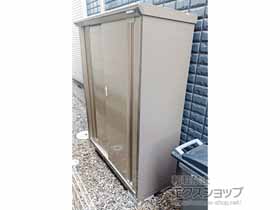 の物置・屋外倉庫 ナイソーシスター　1320×480×1603 KMW-135D-NG 施工例
