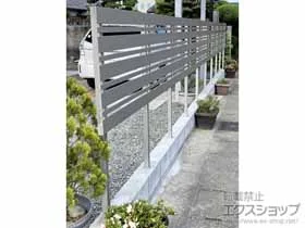 YKKAP�̃t�F���X�E��E�� ���V�A�X�t�F���XH03�^ ����+�׉��i�q ��i�̂ݐݒu �u���b�N���ėp �{�H��