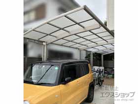 のカーポート プレシオスポート たて連棟用セット 積雪〜20cm対応 施工例