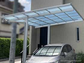 のカーポート エフルージュ FIRST プラス 600タイプ 1台用 積雪〜20cm対応 施工例